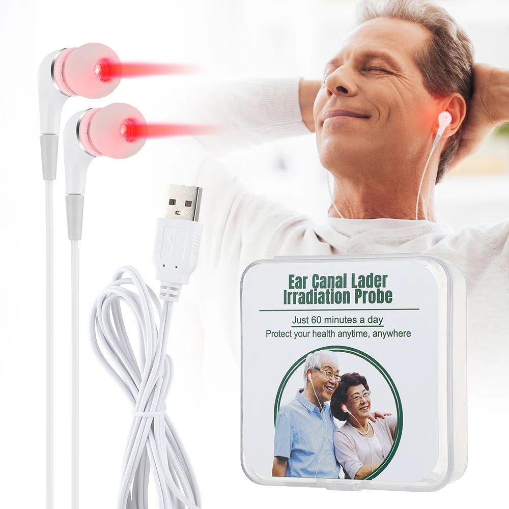 FREE Tinnitus Red Light Therapy Earphones