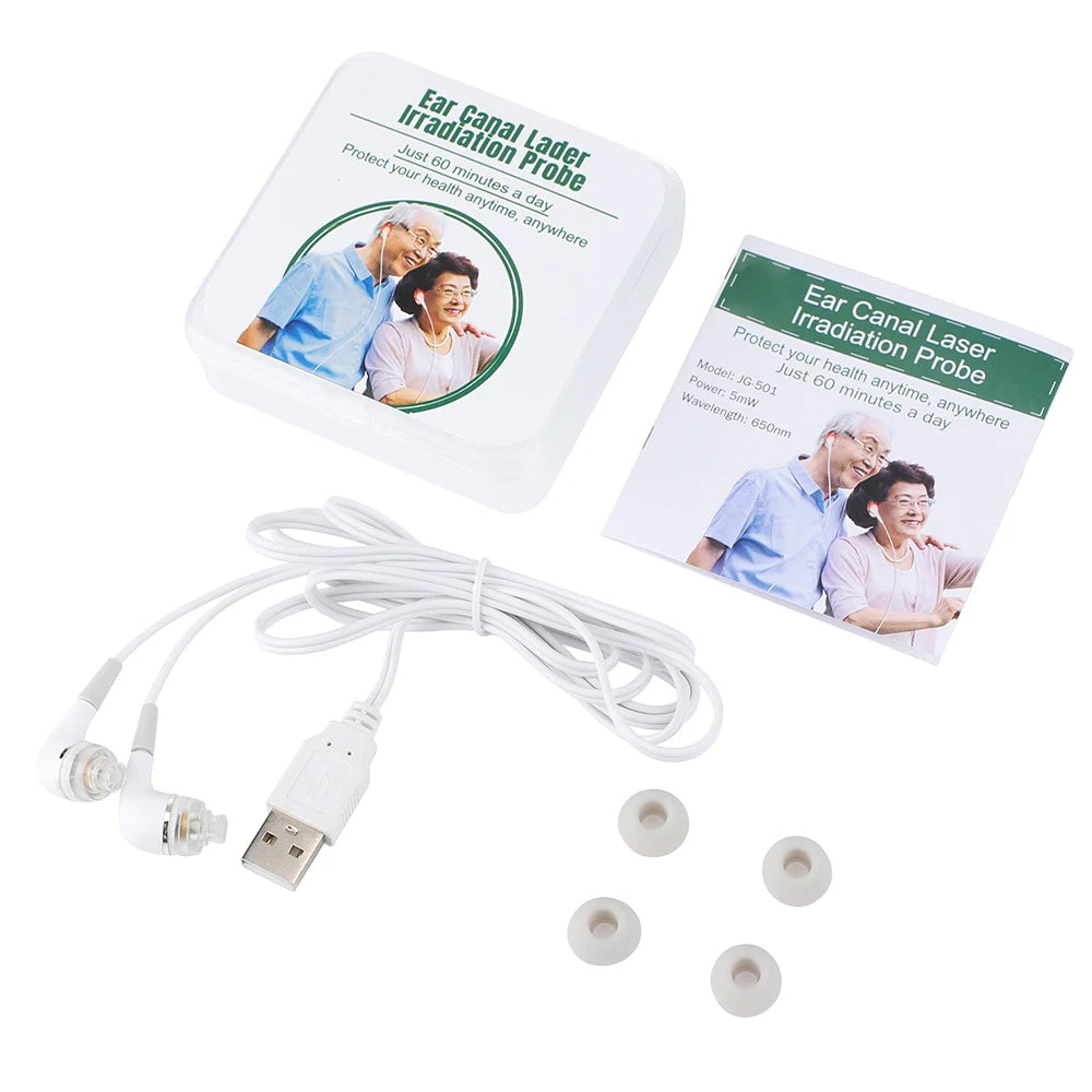 FREE Tinnitus Red Light Therapy Earphones