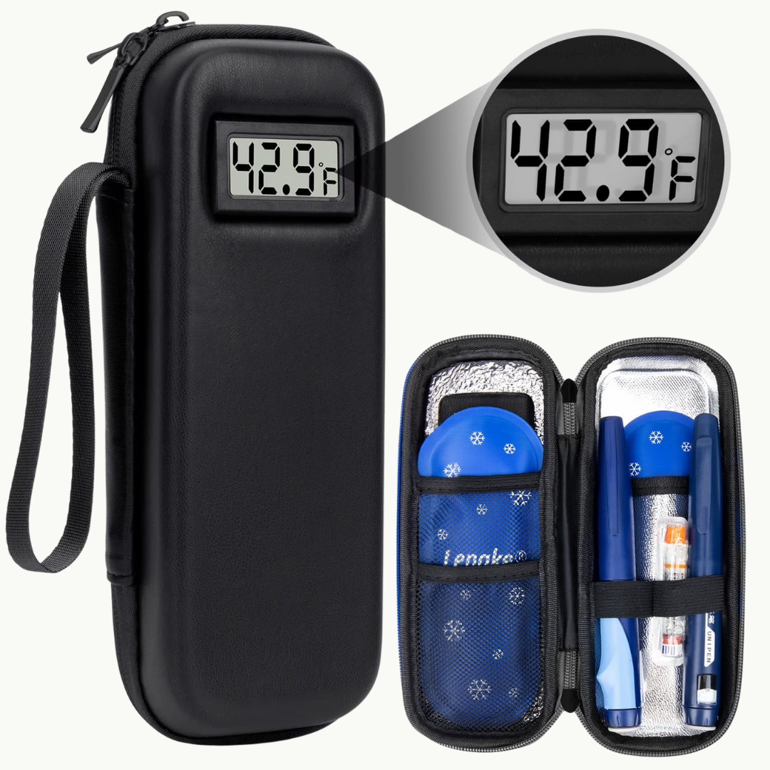 TSA-Approved Insulin Travel Case – Keeps Insulin Pens & Injectable Medications Safe and Cool for up to 12 Hours