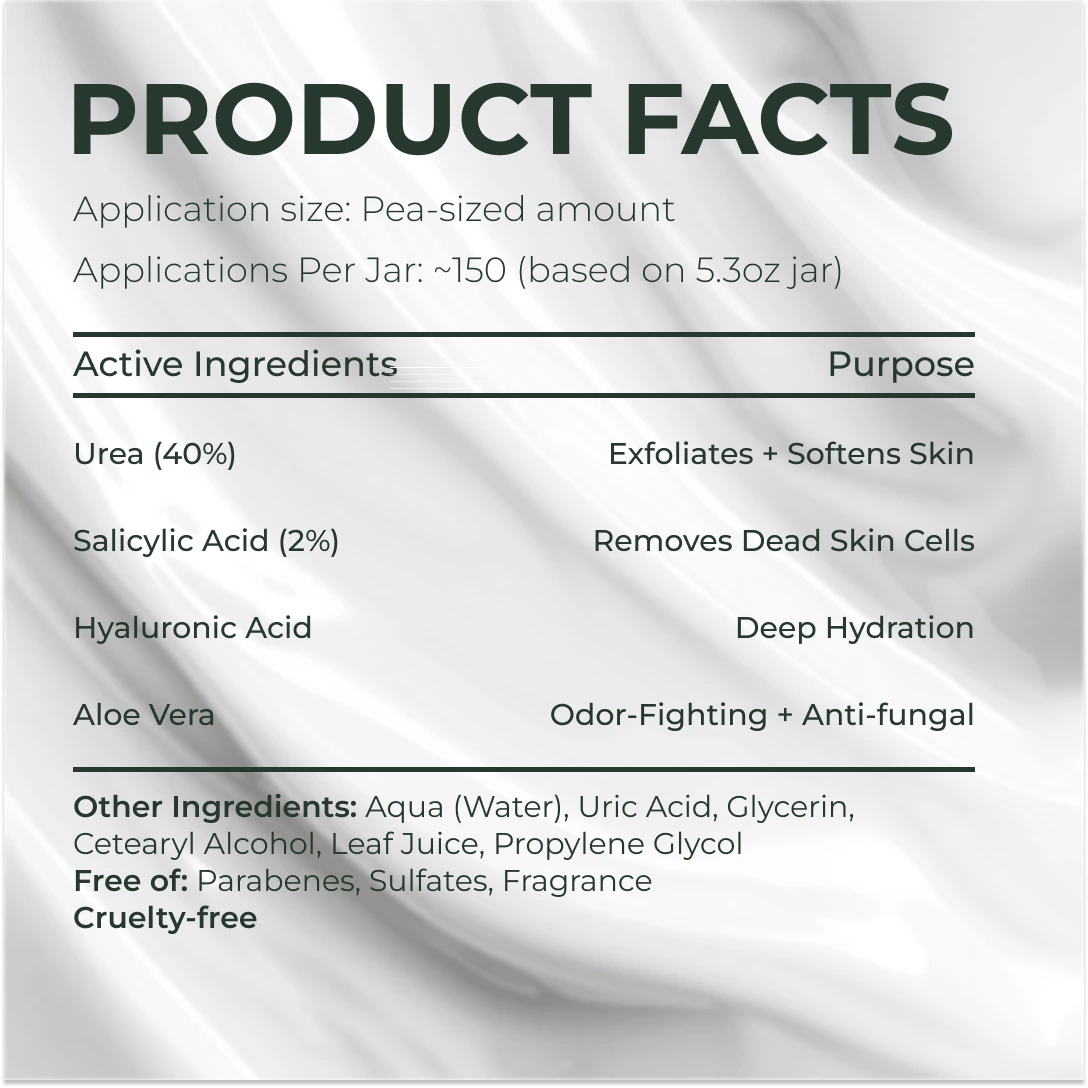 Urea Cream 40% for Cracked Heels & Callused Feet