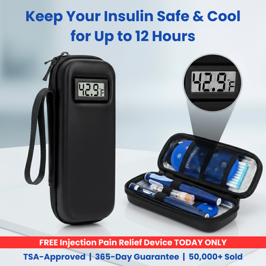 TSA-Approved Insulin Travel Case – Keeps Insulin Pens & Injectable Medications Safe and Cool for up to 12 Hours