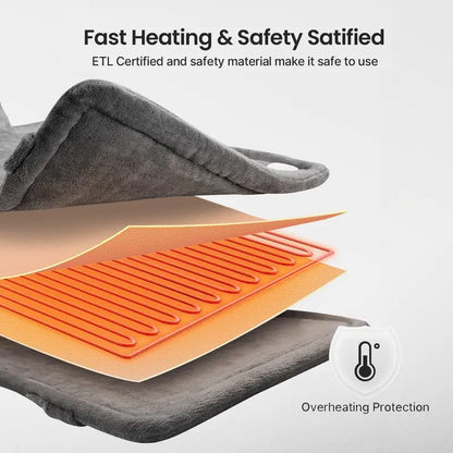 24"x33" Heated Pad 2.0 for Neck, Shoulders, and Back Pain Relief