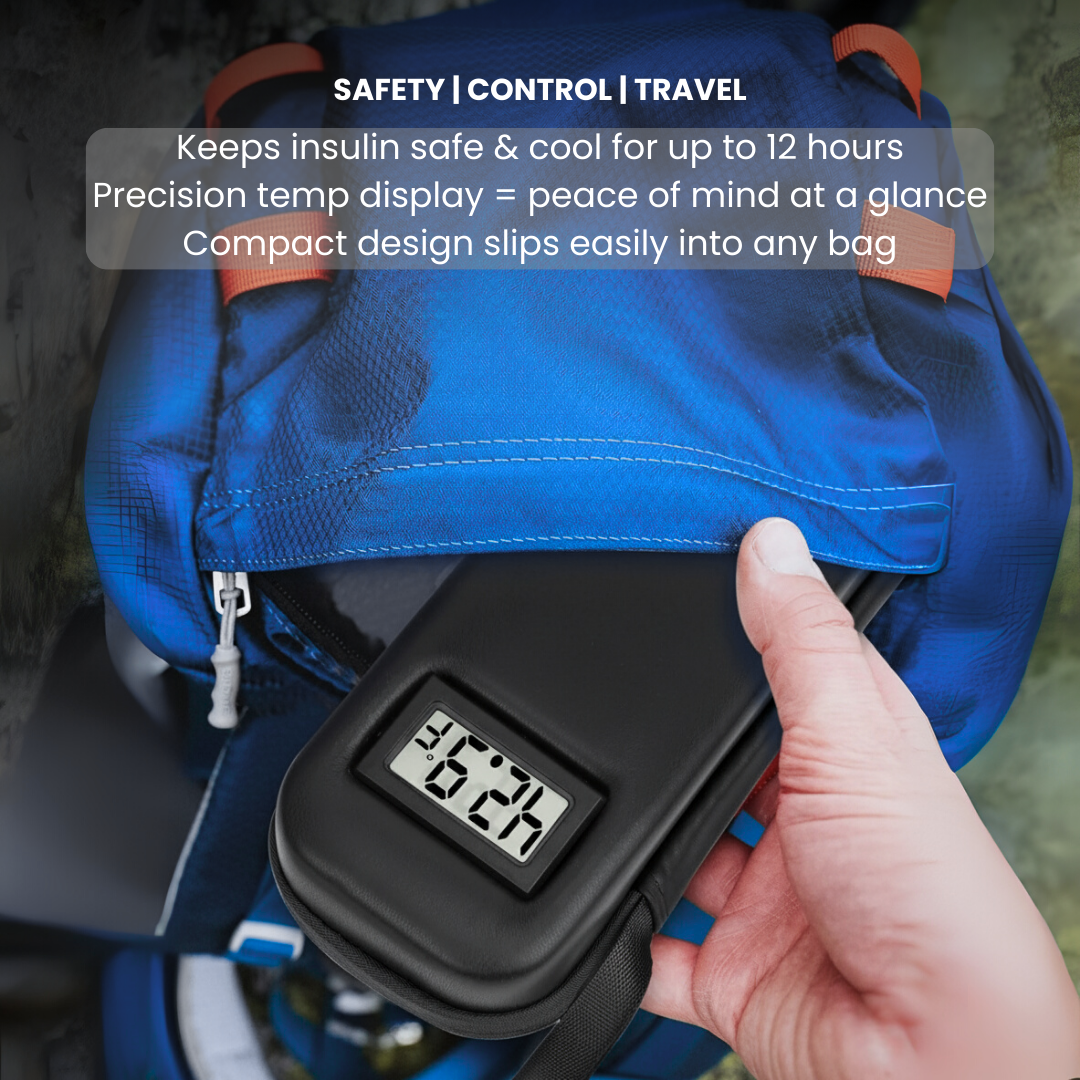 TSA-Approved Insulin Travel Case – Keeps Insulin Pens & Injectable Medications Safe and Cool for up to 12 Hours