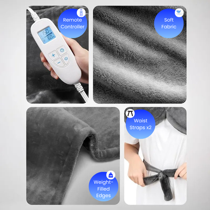 24"x33" Heated Pad 2.0 for Neck, Shoulders, and Back Pain Relief