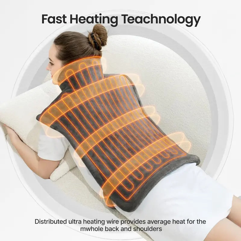 24"x33" Heated Pad 2.0 for Neck, Shoulders, and Back Pain Relief