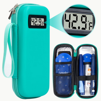 TSA-Approved Insulin Travel Case – Keeps Insulin Pens & Injectable Medications Safe and Cool for up to 12 Hours